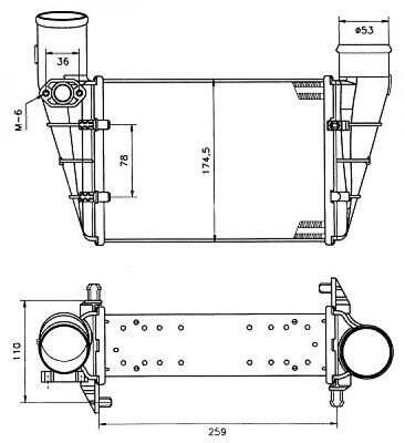 Intercooler A4 1.8T/1.9TDI 1995