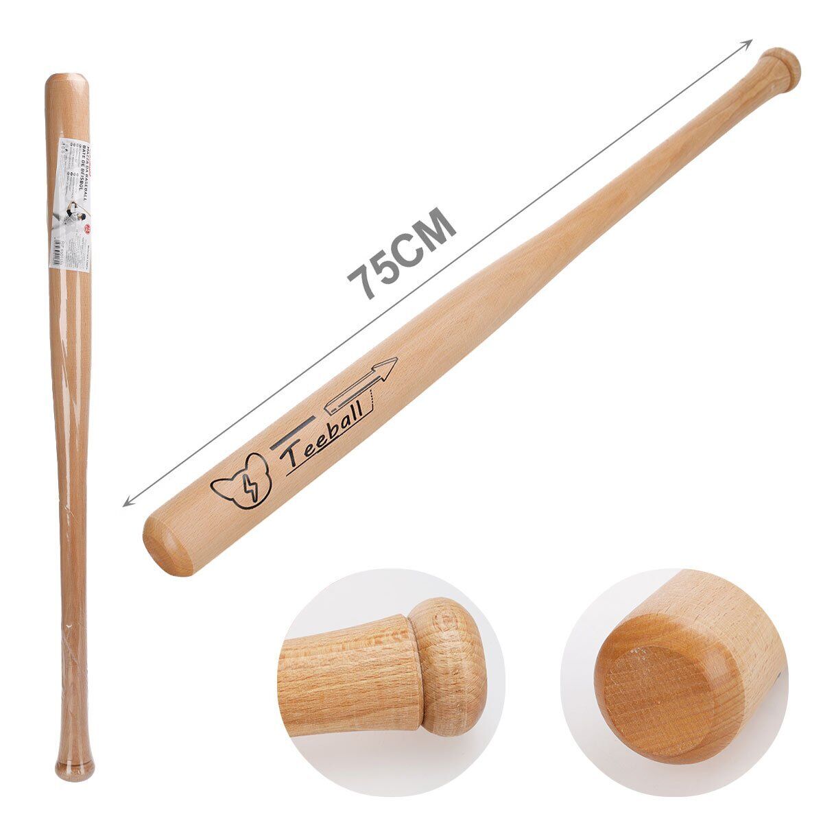 Mazza Leggera Per Giovani Mazza Da Softball Leggera In Legno - Alta Qualità, Diametro 5 Cm, Per Giovani, Taglia 29/33 Mazza Softball Legno Leggera 29 33 Pollici - Foto 14