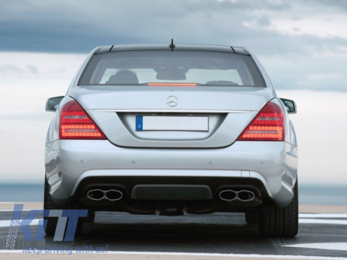 Diffusore paraurti posteriore Tuning Benz W221 Classe S (2006-2013) AMG