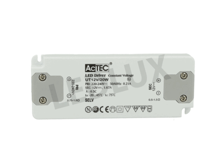 Alimentatore Trasformatore CV Super Slim 14mm 12V 20W 1,67A <p