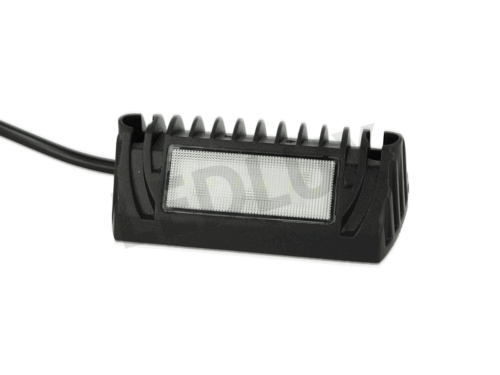 Fanale Led Cree Rettangolare 12V 24V 12W IP68 Bianco Freddo Luce Ingombro Scena