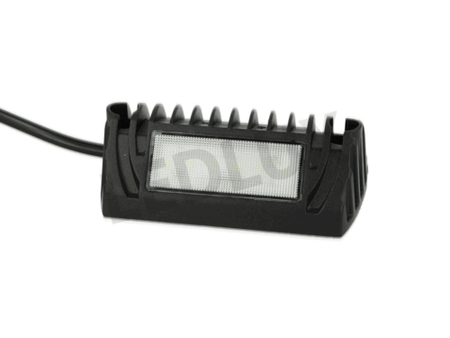 Fanale Led Cree Rettangolare 12V 24V 12W IP68 Bianco Freddo Luce Ingombro Scena
