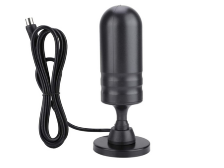 Antenna TV Interna Portatile DVB-T 30dB Base Magnetica Cavo 1,5M <ul><li>Riceve