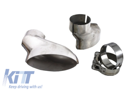 Diffusore e cornici scarico Tuning A6 4G Facelift (2015-2018) Paraurti Standard