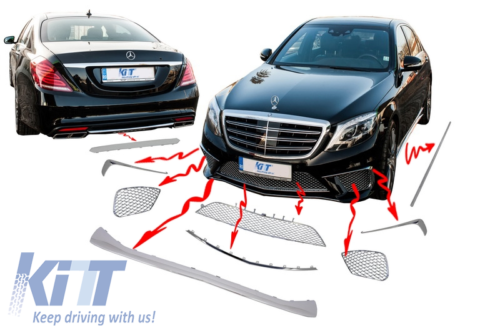 Chrome Pack ornamenti modanature W222 (2013-) Classe S kit AMG S65