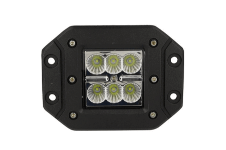Fanale Luci Diurne A Led DRL Work Light Faro Da Lavoro Rettangolare 12V 24V 24W