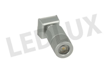 Lampada Binario Faretto Led 12V 1W Bianco Caldo Snodabile Per Sistema
