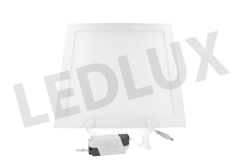 Faretto Pannello Led Da Incasso Quadrato 24W Bianco Neutro 300mm x SKU-4888 <p