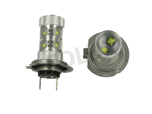 Lampada Led H7 PX26d 30W 12V Per Fendinebbia Super Potente e Bianco Xenon 6 Smd