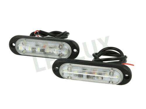 Luci Diurne Led DRLs Driving Light 12V 24V 6X1W IP68 Universale Per Auto Camion