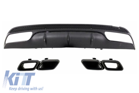 DIFFUSORE TERMINALI W205/S205 2014+ Classe C AMG C63 Sport Pack BERLINA
