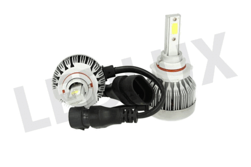 Kit Full Lampada Led Cob 9006 HB4 12V 24V Bianco 6000K Per Abbagliante e