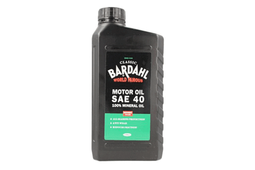 BARDAHL Classic Motor Oil SAE 40 100% Minerale Per Lubrificante Motori Benzina
