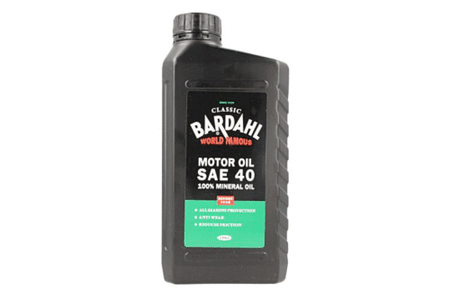 BARDAHL Classic Motor Oil SAE 40 100% Minerale Per Lubrificante Motori Benzina