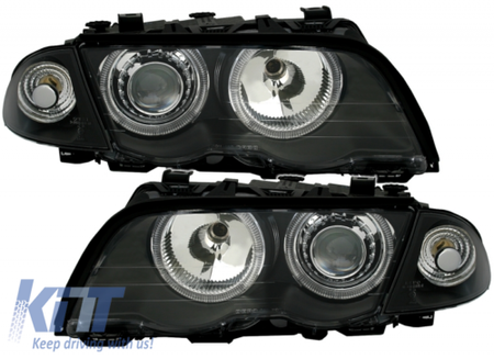 Fari Angel Eyes adatti per Serie 3 E46 Limousine Touring (05.1998-08.2001)