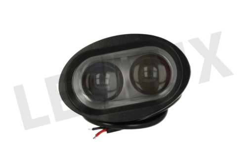Lampada Faretto Led Per Carrelli Elevatori Muletti Luci Rosso 9V-60V 20W