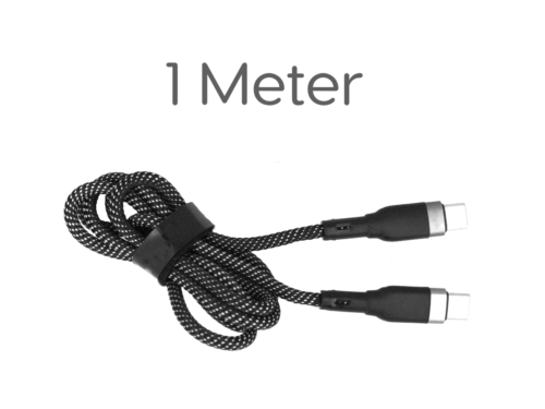 Cavo USB C Nylon Intrecciato 3,5A Ricarica Veloce Massimo 60W Lunga 1 Metro