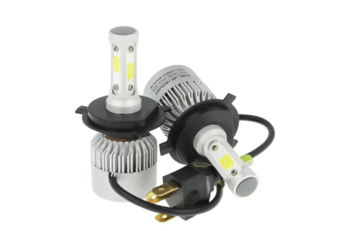 Kit Full Led Cob H4 30W Con Ventilatore 12V 24V Attacco Smontabile All In One