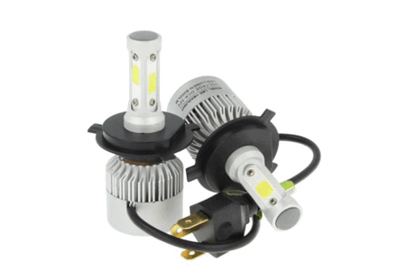 Kit Full Led Cob H4 30W Con Ventilatore 12V 24V Attacco Smontabile All In One