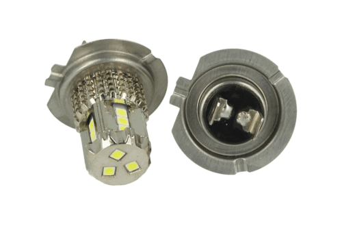 Lampada Led H7 12V 45W Bianco No Polarita Super Luminoso 1000 Lumens <table