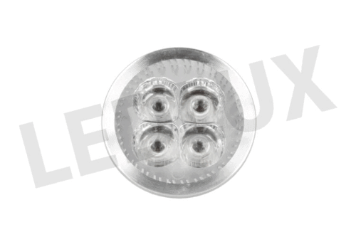 Faretto Lampada LED Dicroica MR16 GU5.3 DC12V 4W 4X1W Colore Verde Green <p