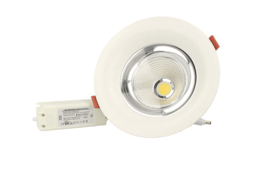 Faretto Led Da Incasso 30W Bianco Neutro 200mm 60 Gradi <p