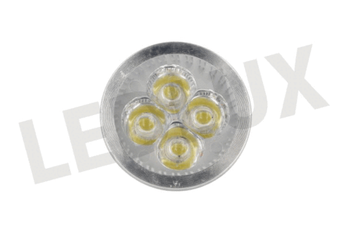 Faretto Lampada LED Dicroica MR16 GU5.3 12V 4W 4X1W Bianco Freddo 6000K <p