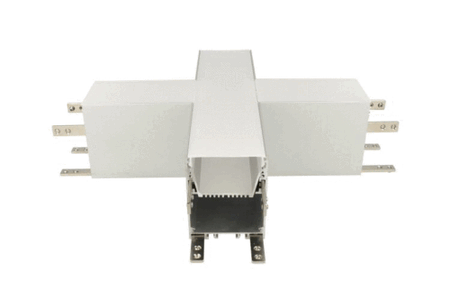 Connettore Forma X Per Profilo Alluminio BA5570 <p style="text-align:center;">