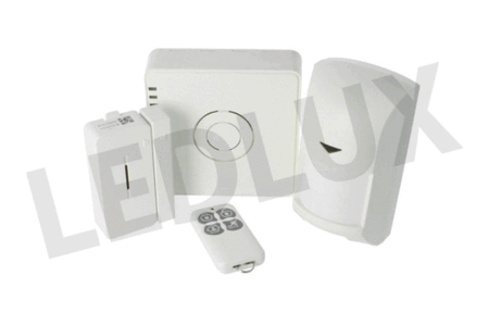 Kit Allarme Completo Antifurto Wireless Sensore Contatto Magnetico Per Porta e