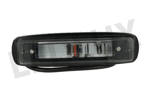 Lampada Faro Led Lineare Per Carrello Elevatore Muletto Luce Rosso 12V-80V 30W