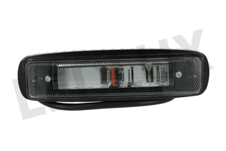 Lampada Faro Led Lineare Per Carrello Elevatore Muletto Luce Rosso 12V-80V 30W