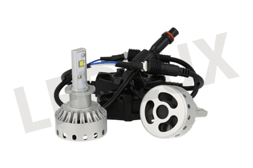 Kit Full Led Canbus H3 40W 5000 Lumens Dissipazione Con Ventilatore 12V 24V 2