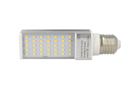 Lampada Led E27 PLC AC 24V 36V 48V 60V 7W Bianco Caldo <p