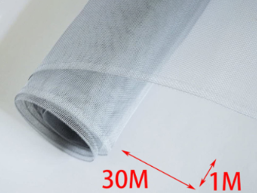 30 Metri Rete Zanzariera Alluminio Larghezza 100cm Maglia 1.8X1.4mm