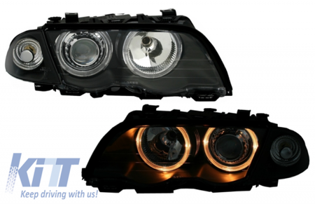 Fari Angel Eyes adatti per Serie 3 E46 Limousine Touring (05.1998-08.2001)