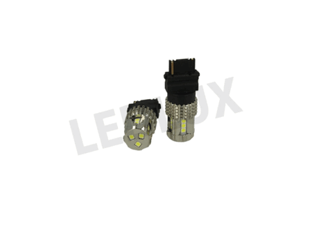 Lampada Led 3156 T25 P27W 12V 45W No Polarita Bianco Super Potente Luminoso