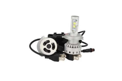 Kit Full Led Canbus H4 40/40W 5000 Lumens Con Ventilatore 12V 24V 4 Cree XHP 50
