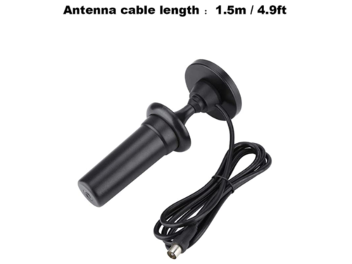 Antenna TV Interna Portatile DVB-T 36dB Base Magnetica Cavo 1,5M <ul><li>Riceve