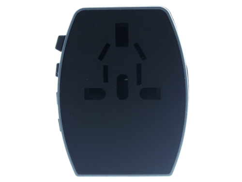 Adattatore Universale da Viaggio Con Presa EU UK USA AUS CN USB + 1 Type C 3,4A
