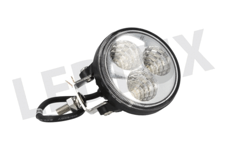 Fanale Rotondo Luci Diurne A Led Work Light Faro Da Lavoro 12V 24V 9W (3X3W) IP