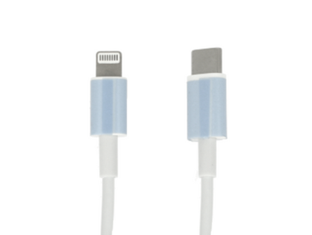 Cavo USB C Lightning Ricarica Veloce 3,5A Bianco 1 Metro <ul><li>Cavo PD a