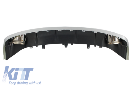 Diffusore e cornici scarico Tuning A6 4G Facelift (2015-2018) Paraurti Standard