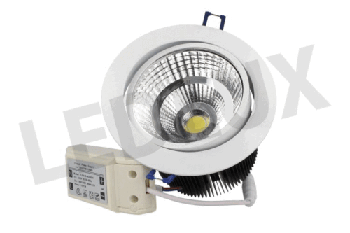 Lampada Faretto Led Incasso Da Soffitto 15W Bianco Neutro <p
