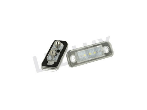 Kit Luci Targa Led Benz W209 Bianco Canbus No Errore 12V 2W <table