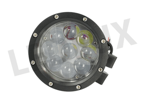 Fanale Led Rotondo Supplementare Ausiliario 45W 12V 24V 36V 48V 60V Faro Da
