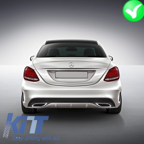 DIFFUSORE TERMINALI W205/S205 2014+ Classe C AMG C63 Sport Pack BERLINA