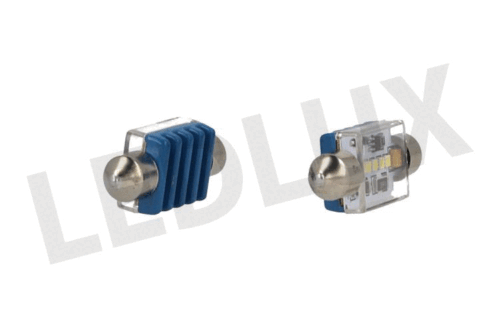 Lampada Led Siluro Canbus Pro 39mm 6 Smd 2016 No Errore 12V 2,5W Polarita Super