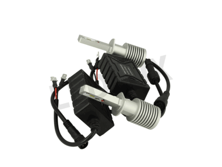 Kit Full Led Canbus H1 30W Slim 12V 24V Dissipatore In Alluminio 3000 Lumens