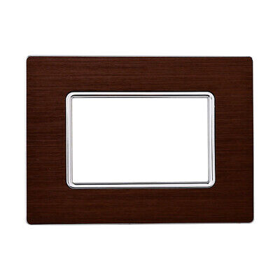 ETTROIT Placca In Alluminio Serie Solar 3P Colore Bronzo Compatibile Con