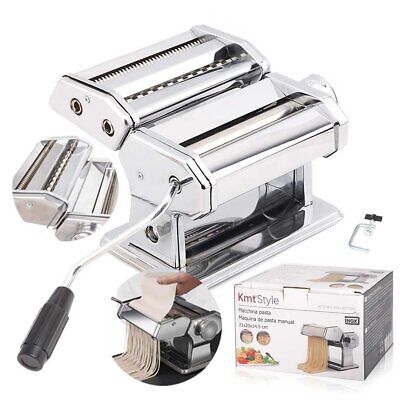 Macchina Tirapasta Manuale con Manovella Sfogliatrice e Supporto Antiscivolo 9